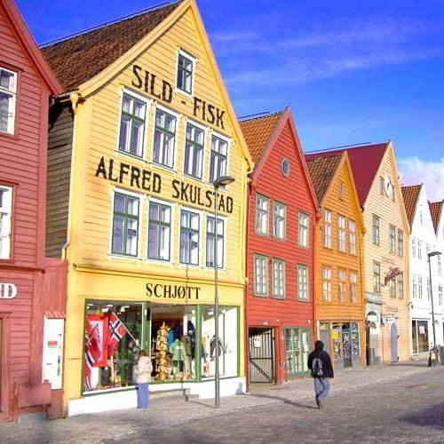 Bryggen in Bergen © Innovation Norway/Andrea Giubelli